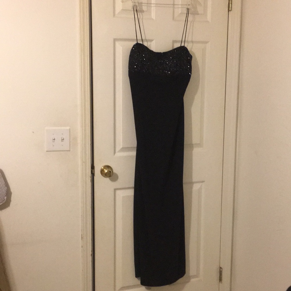 Long Black Evening Gown